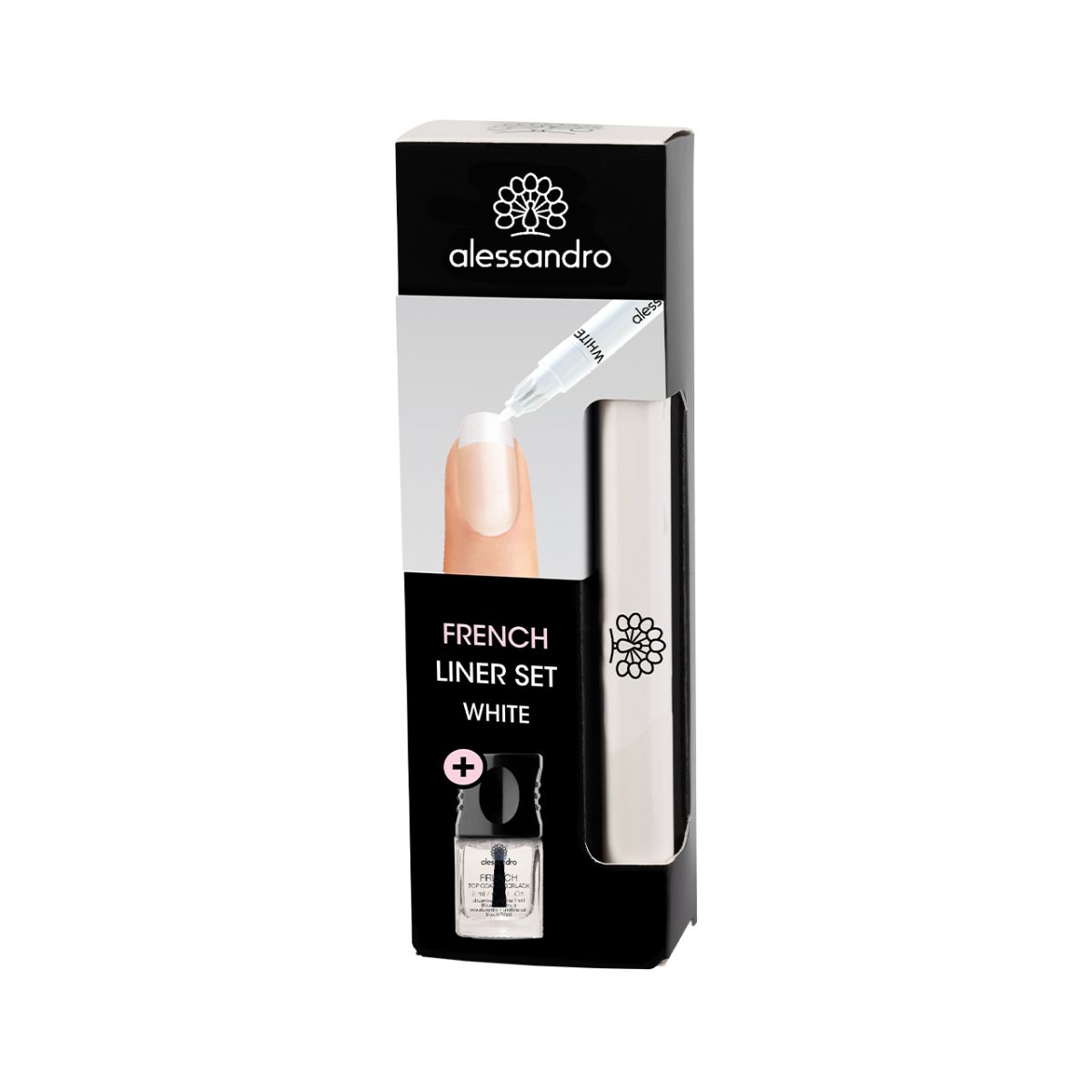 alessandro French Manicure Set комплект за френски маникюр