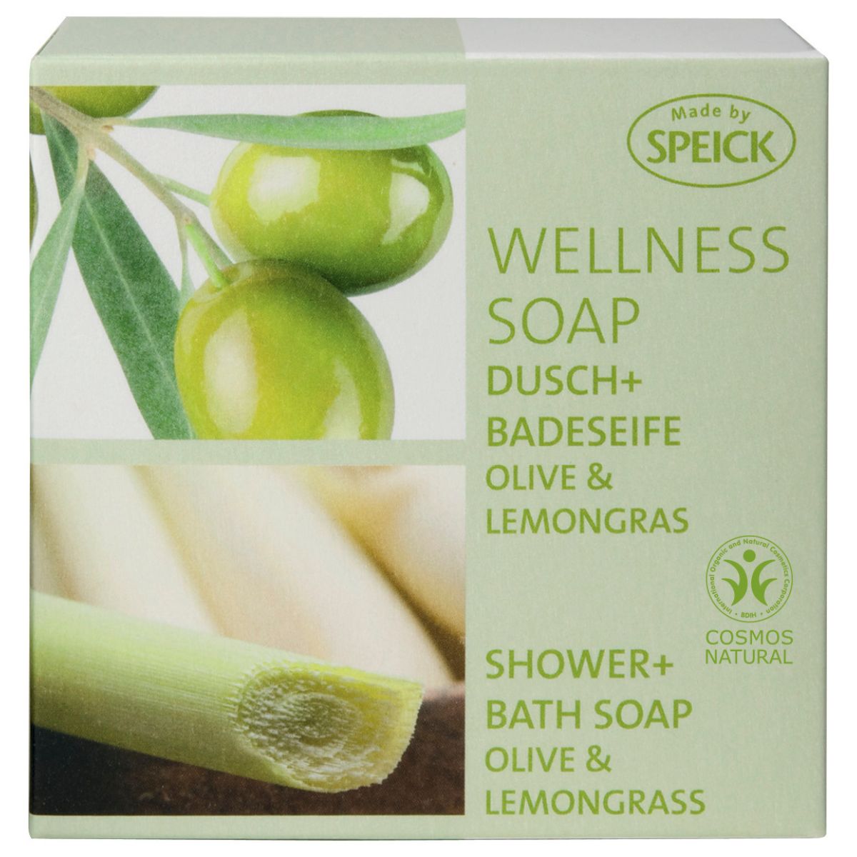 Made by Speick Wellness BDIH сапун маслина и лимонова трева 200г