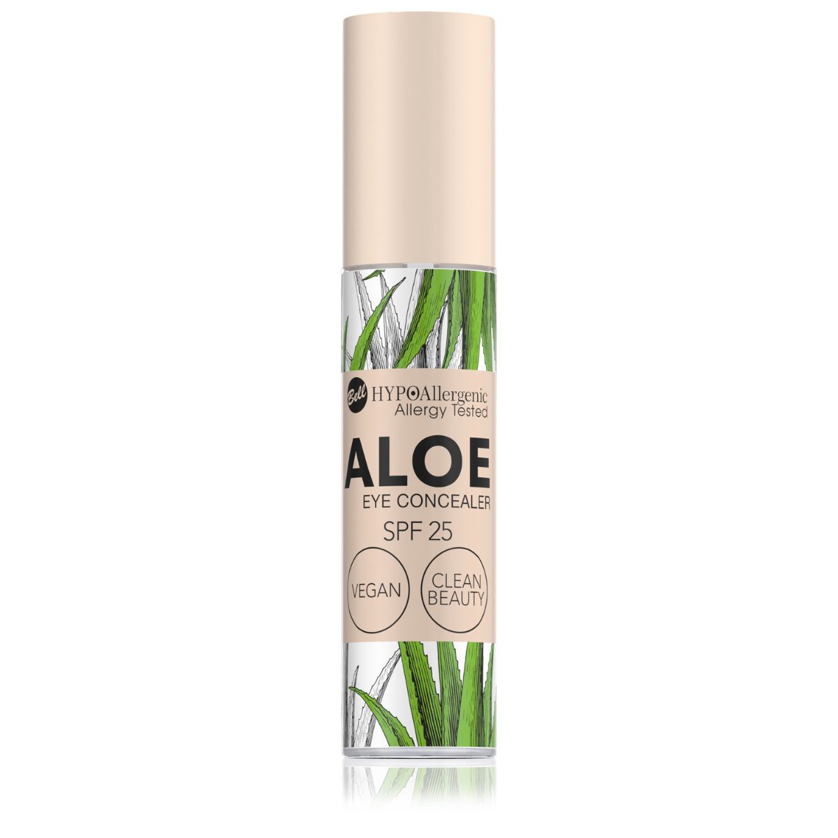 Bell HYPOAllergenic Алое Течен коректор SPF 25 001, LIGHT