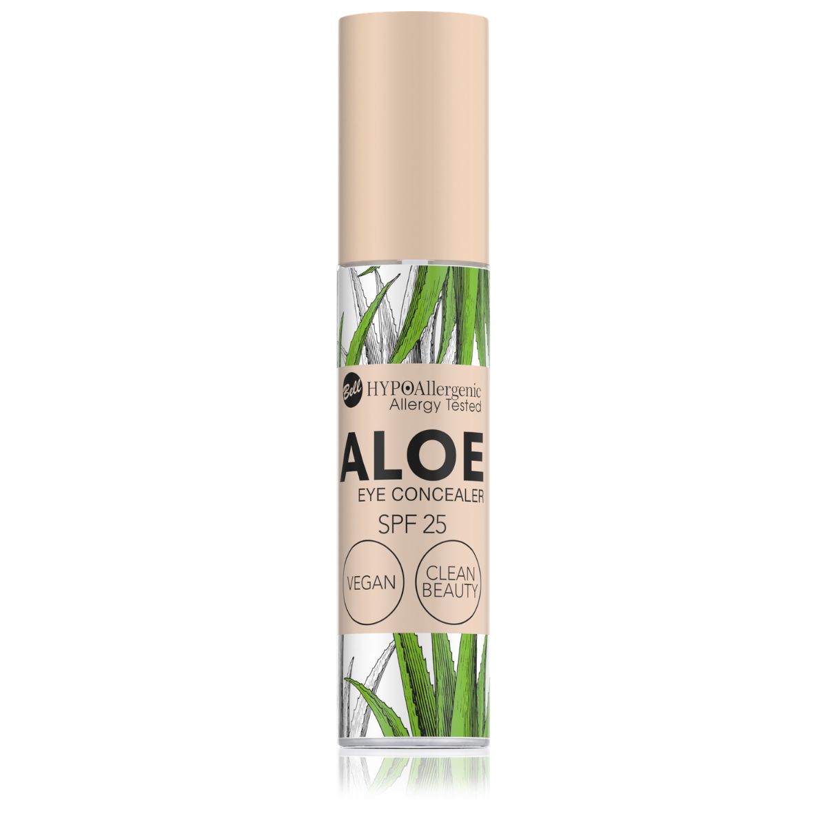 Bell HYPOAllergenic Алое Течен коректор SPF 25 002, PEACH