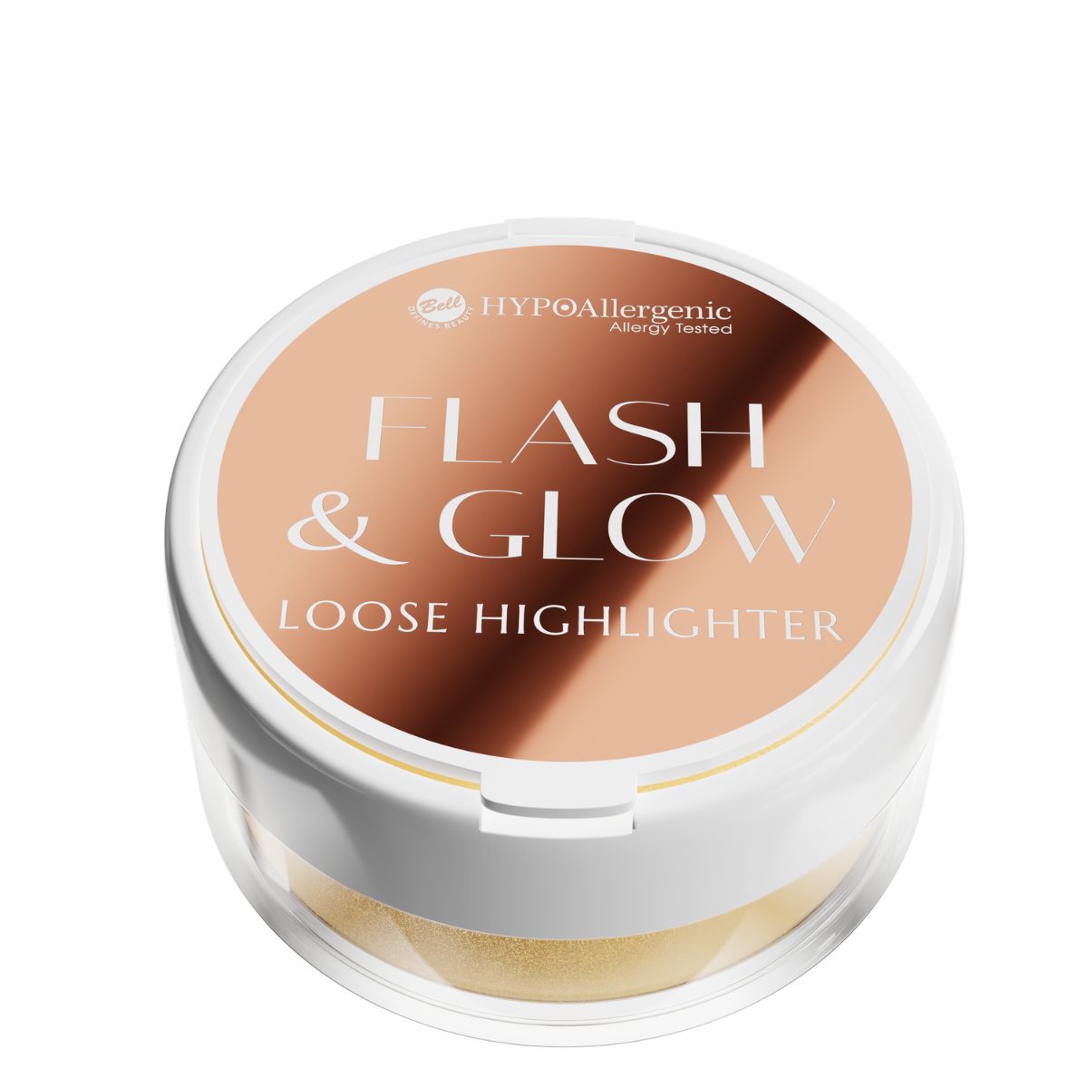 Bell HYPOAllergenic Хайлайтър пудра на прах Flash & Glow 01 SOLAR KISS