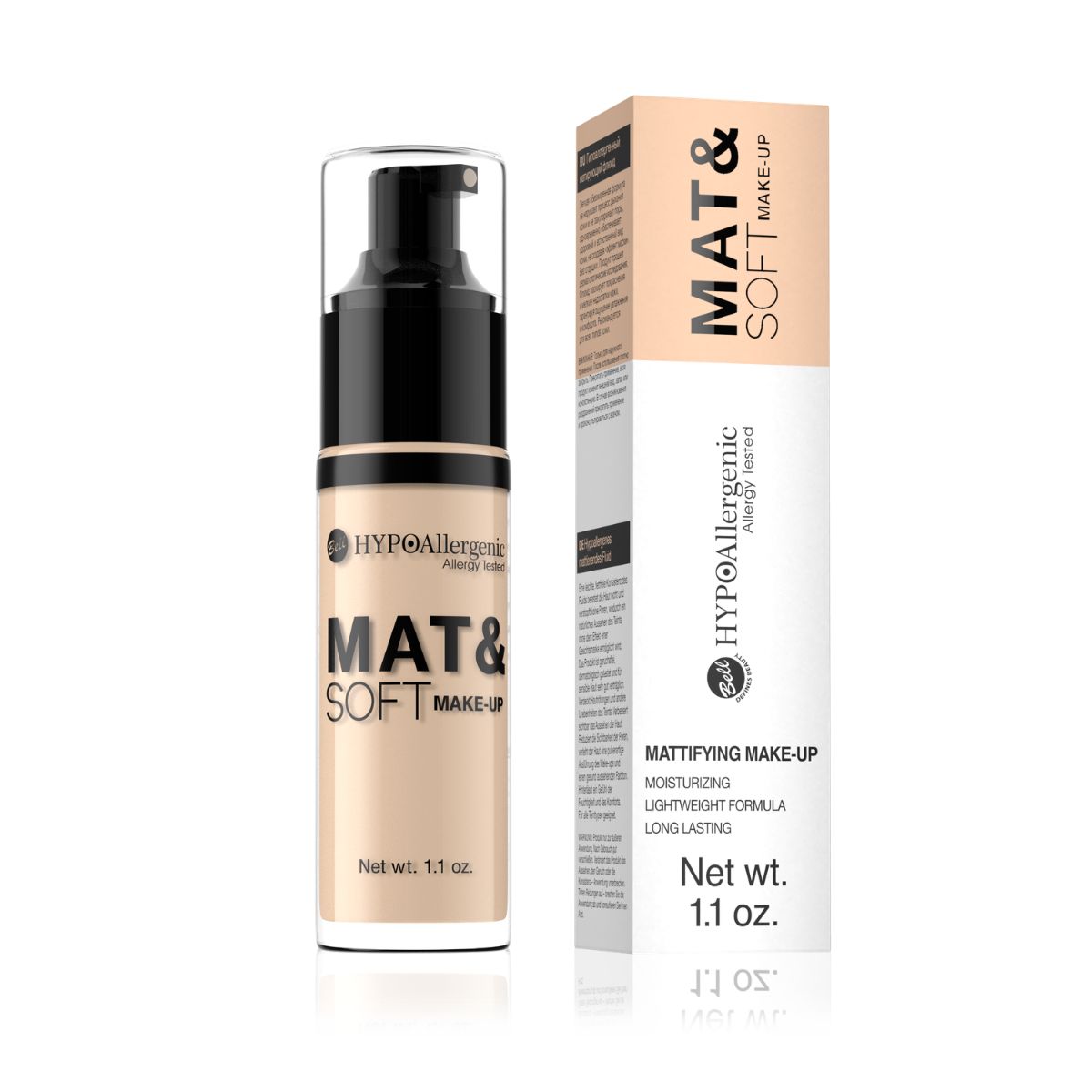 Bell HYPOAllergenic Фон дьо тен Mat&Soft 05
