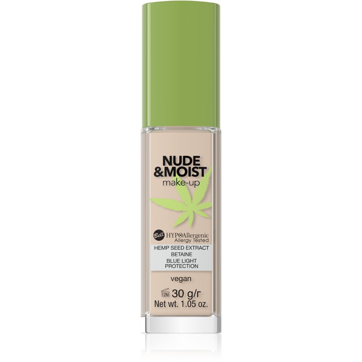 Bell HYPOAllergenic Фон дьо тен Nude&Moist 01