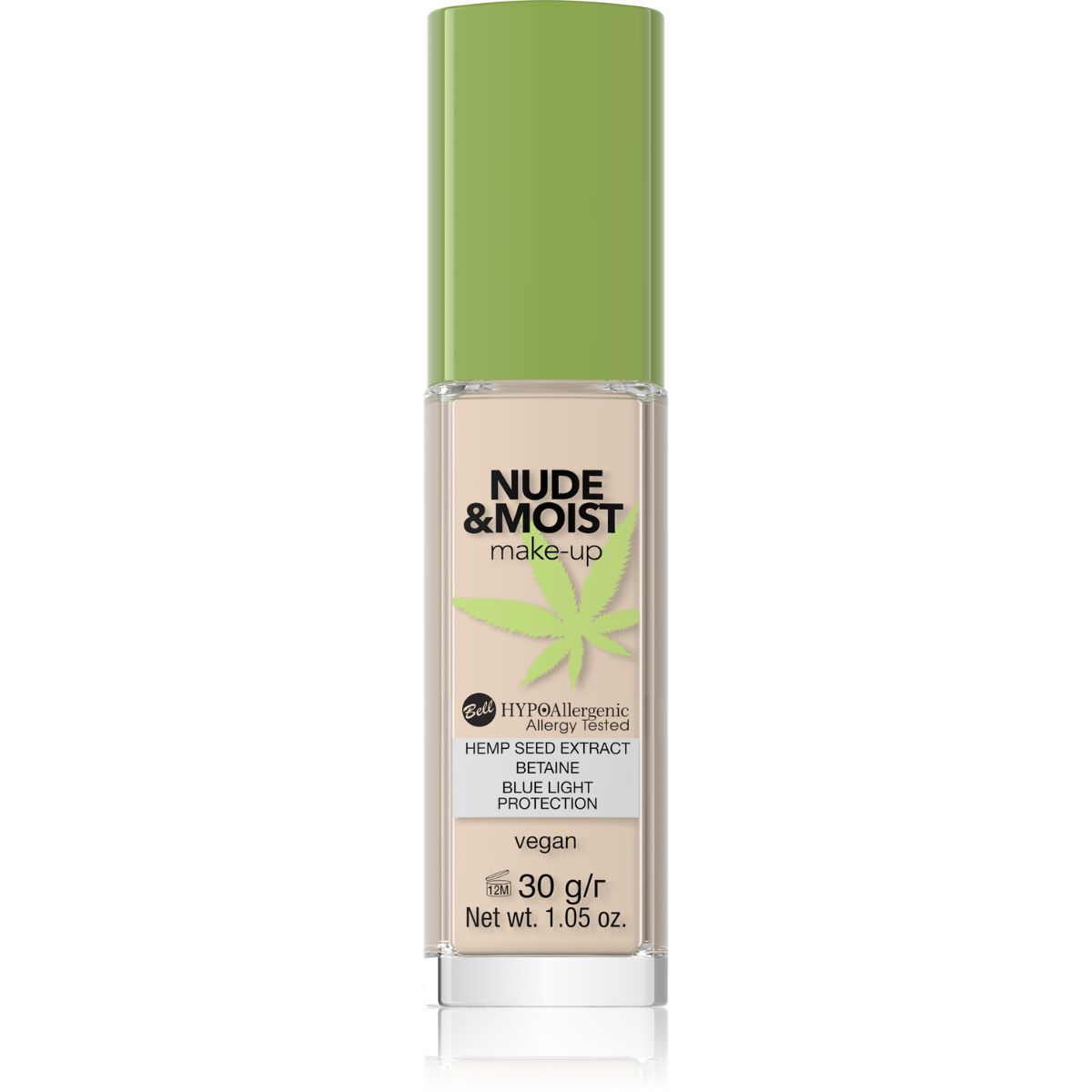 Bell HYPOAllergenic Фон дьо тен Nude&Moist 02