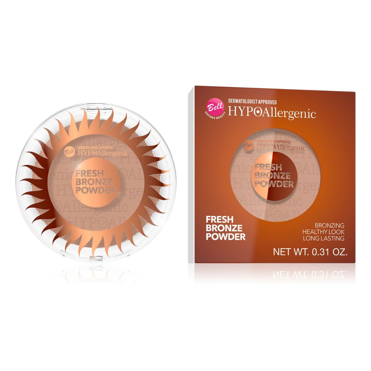 Bell HYPOAllergenic Бронзираща пудра Fresh 02