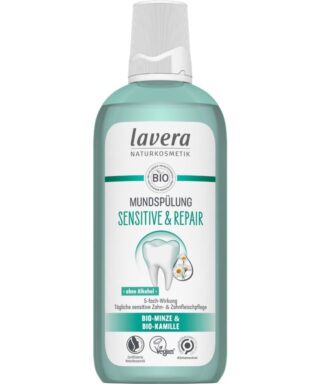 lavera Вода за уста Sensitive & Repair без алкохол 400 мл