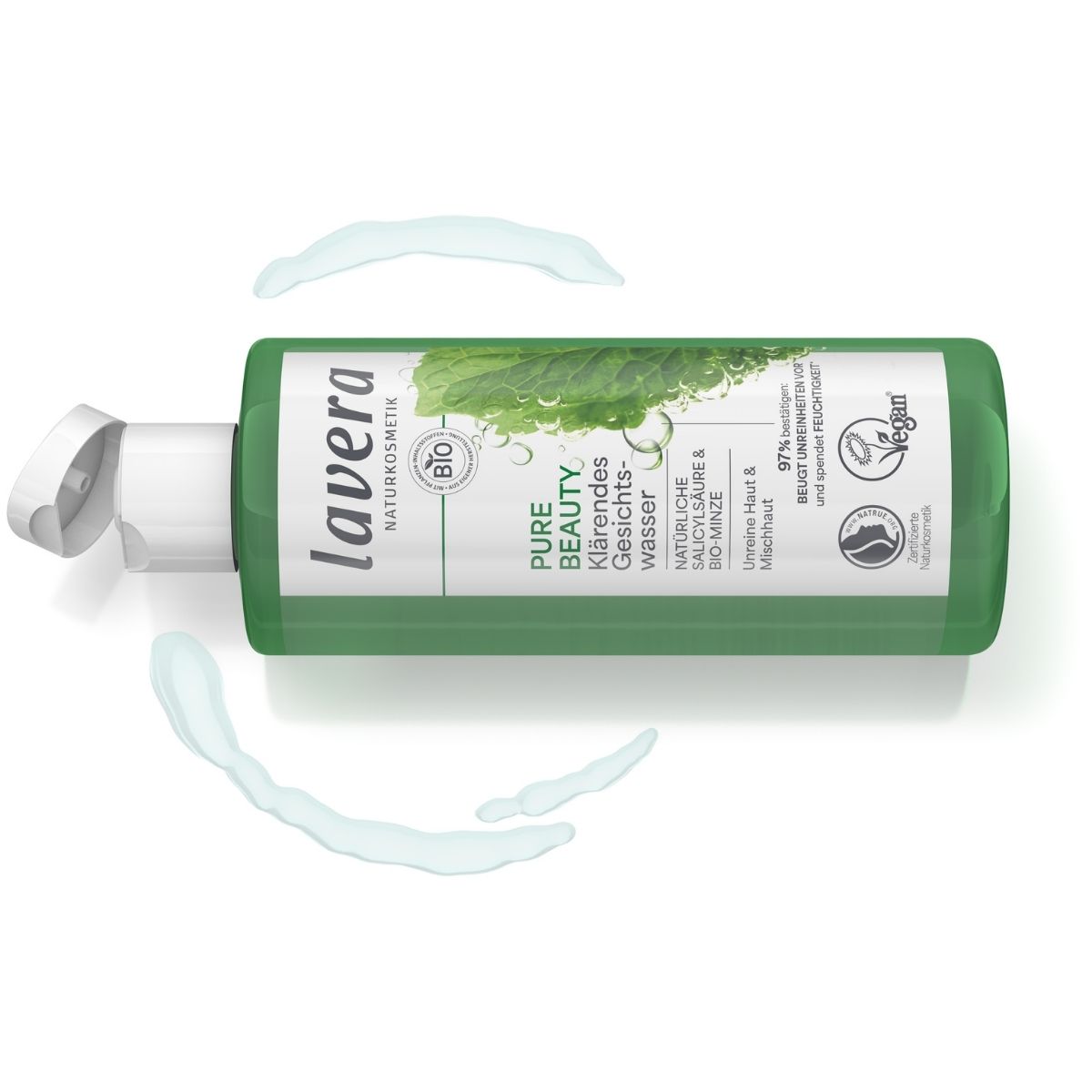 lavera Pure Beauty Почистващ тоник с мента 200 мл