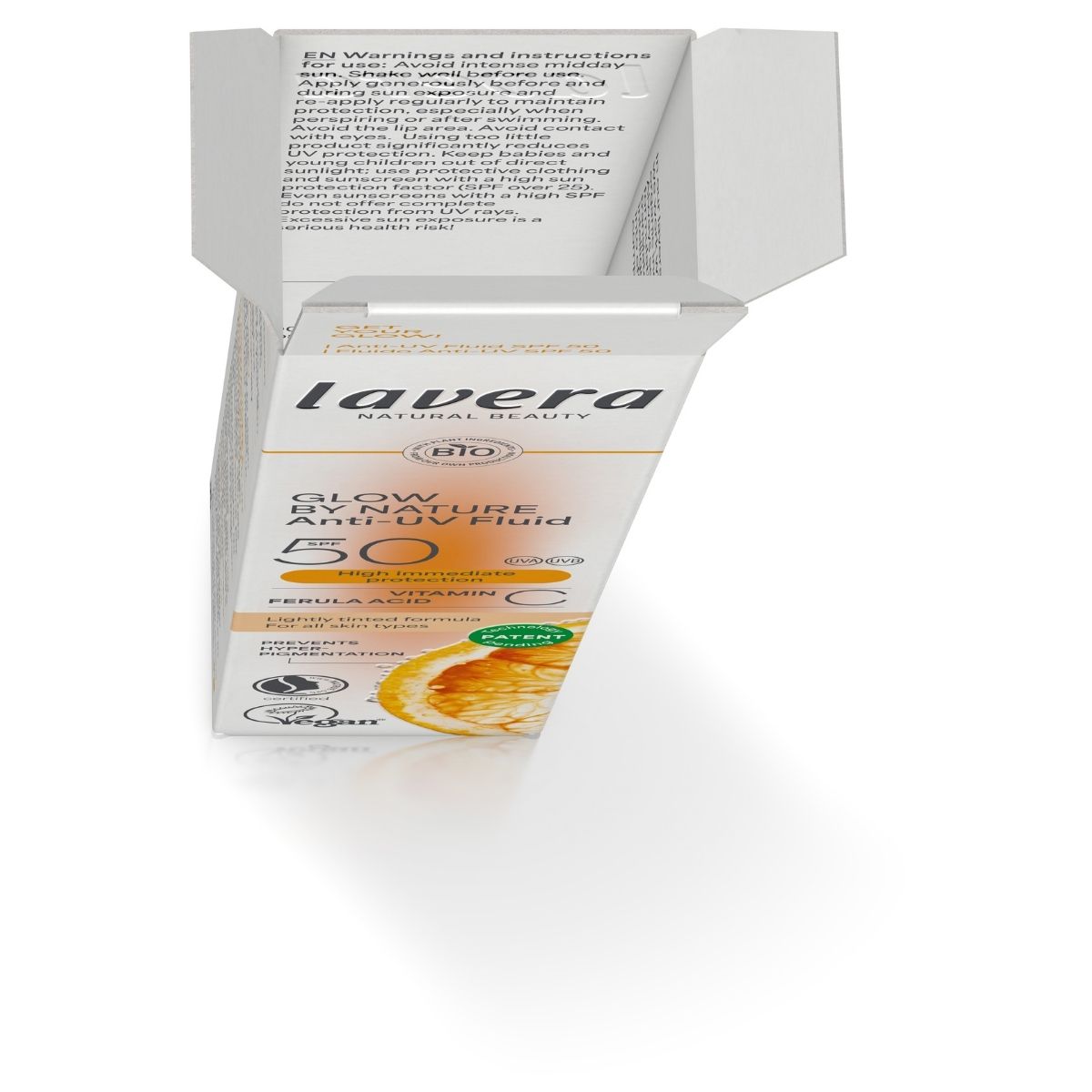 lavera Glow by Nature Витамин С тониращ крем SPF50 40 мл