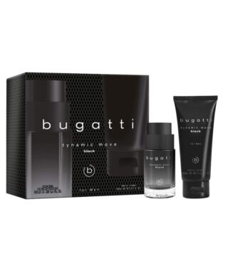 BUGATTI Dynamic Move Black Gift Set